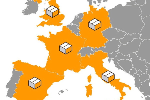 Map of Countries in Europe